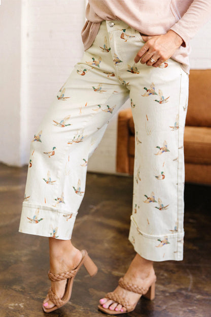 Maddie Cropped Mallard Jeans