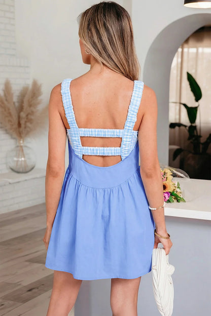 Josie Gingham Mini Dress