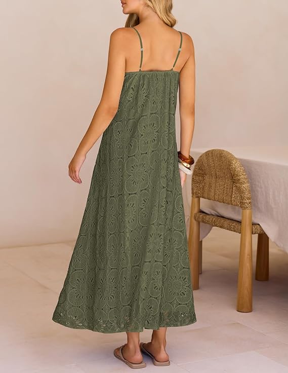 Pammie Boho Eyelet Dress
