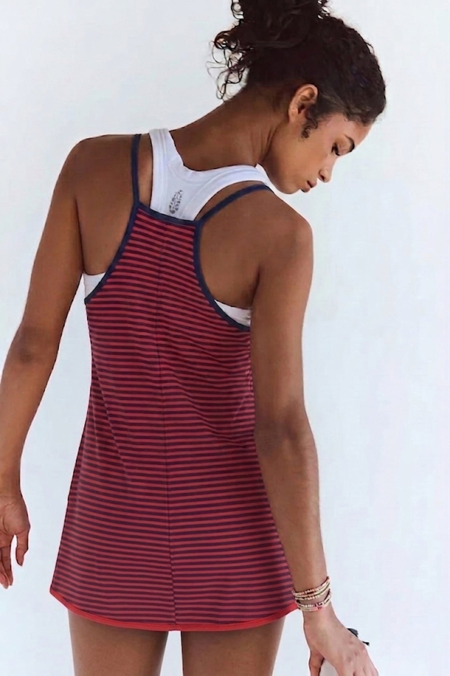 Julie Striped Romper