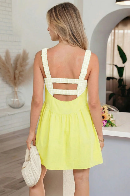 Josie Gingham Mini Dress