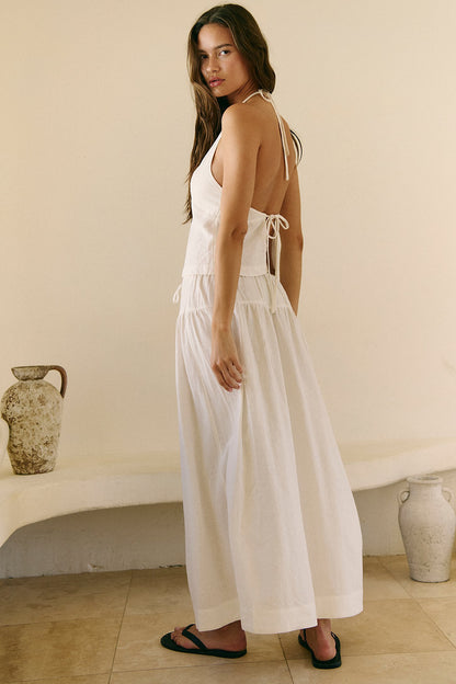 Harper Linen Skirt Set